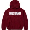 One Of These Days Mustang Hoodie 'Washed Burgundy' -Rooted Store BUY 01C 04 027 ROOTED NASHVILLE 1