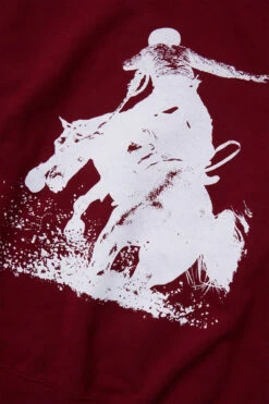 One Of These Days Mustang Hoodie 'Washed Burgundy' -Rooted Store BUY 01C 04 027 ROOTED NASHVILLE 4