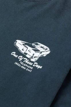 One Of These Days Tire Service LS Tee 'Washed Black' -Rooted Store BUY 01C 04 029 ROOTED NASHVILLE 3