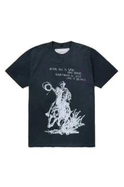 One Of These Days After All Is Said Tee 'Faded Black'