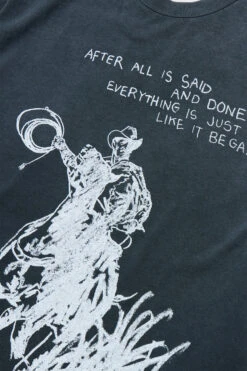 One Of These Days After All Is Said Tee 'Faded Black' -Rooted Store BUY 01C 04 033 ROOTED NASHVILLE 3