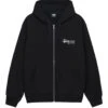 Stussy Superior Quality Zip Hoodie 'Black'
