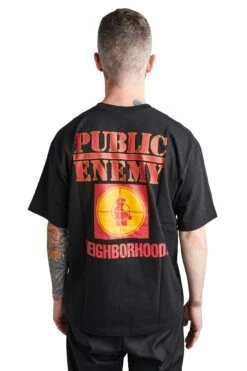 Neighborhood X Public Enemy Tee SS-1 'Black' -Rooted Store BUY 232PCNH ST23 ROOTED NASHVILLE 3
