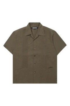 Neighborhood Guayabera Shirt 'Olive Drab'