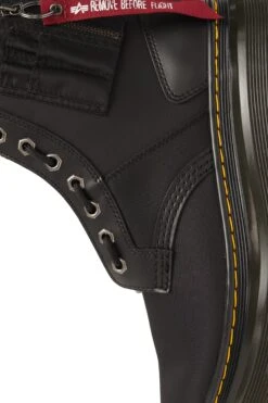 Dr. Martens Dr Martens Tarik Alpha 'Black Smooth/Nylon' -Rooted Store BUY 31717001 ROOTED NASHVILLE 4