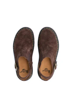 Dr. Martens Dr Martens Isham Buckle Mule 'Dark Brown/Desert Oasis Suede' -Rooted Store BUY 31734201 ROOTED NASHVILLE 3