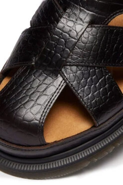 Dr. Martens Dr Martens Aniline Croc Emboss San 'Dark Brown' -Rooted Store BUY 41181200 ROOTED NASHVILLE 4