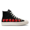 COMME Des GARÇONS Play Converse Chuck 70 Multi Heart 'Black' -Rooted Store BUY A08147C ROOTED NASHVILLE 1