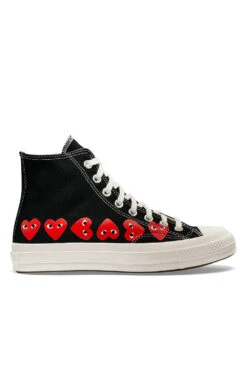 COMME Des GARÇONS Play Converse Chuck 70 Multi Heart 'Black'