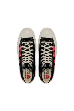 COMME Des GARÇONS Play Converse Chuck 70 Multi Heart 'Black' -Rooted Store BUY A08147C ROOTED NASHVILLE 3