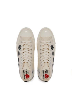 COMME Des GARÇONS Play Converse Chuck 70 Multi Heart 'White/Black' -Rooted Store BUY A08148C ROOTED NASHVILLE 3