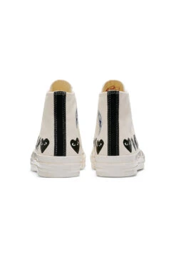 COMME Des GARÇONS Play Converse Chuck 70 Multi Heart 'White/Black' -Rooted Store BUY A08148C ROOTED NASHVILLE 4