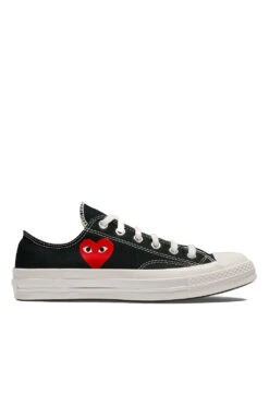 COMME Des GARÇONS Play Converse Chuck 70 Ox Small Heart 'Black'