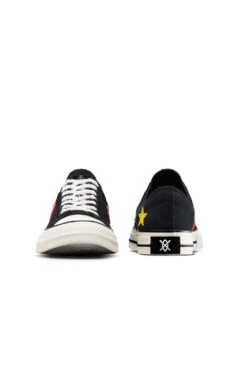 Converse X Daily Paper Star Player 76 Ox 'Black/Fern Green/Cyber Yellow' -Rooted Store BUY A13860 ROOTED NASHVILLE 4