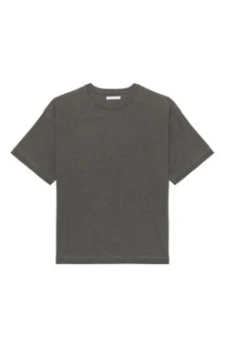 John Elliott Reversed Cropped Tee 'Washed Black'