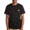 Maison Kitsune Mens Fox Head Patch Classic Tee 'Black' -Rooted Store BUY AM00103KJ0008 P199 ROOTED NASHVILLE 1