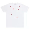 Comme Des Garcons Multi Red Heart Tee 'White' -Rooted Store BUY AX T338 051 3 ROOTED NASHVILLE 1