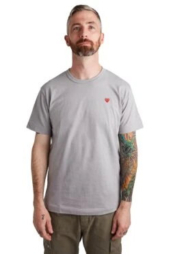 COMME Des GARÇONS PLAY Small Heart Tee 'Grey'
