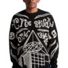 Acne Studios Knit Sweater 'Black/Ecru' -Rooted Store BUY B60297 BM9 ROOTED NASHVILLE 1