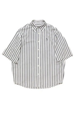Acne Studios SS Striped Shirt 'Black/White'