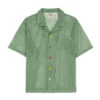 Brain Dead Engineered Mesh Shirt 'Green'