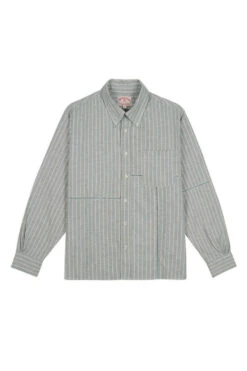 Brain Dead X Brooks Brothers California Patchwork Oxford Shirt 'Green'