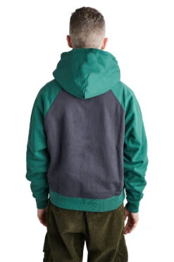 Brain Dead Pigment Wash Logo Head Raglan Hoodie 'Navy' -Rooted Store BUY BDW23T09003614NY01 ROOTED NASHVILLE 3