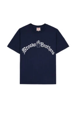 Brain Dead X Brooks Brothers California Logo Tee 'Navy'