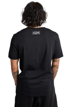 Acne Studios Circle Logo Tee 'Black/Ecru' -Rooted Store BUY CL0265 900 ROOTED NASHVILLE 3