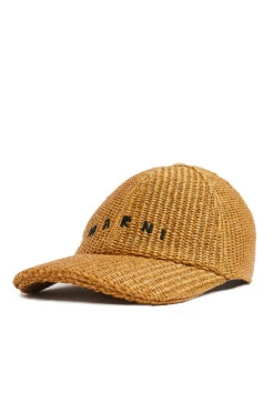 Marni Rafia Hat 'Caramel'