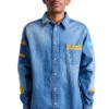 Marni Denim Patchwork Shirt 'Iris Blue' -Rooted Store BUY CUJU0015L4 USCW23 SDB50 ROOTED NASHVILLE 1