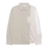 John Elliott Paneled Cloak Button Up Shirt 'Beige' -Rooted Store BUY E061F13490A ROOTED NASHVILLE 1