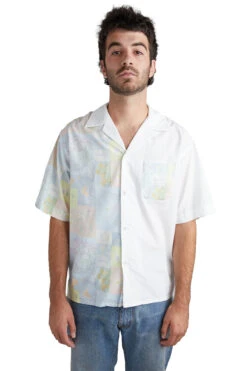 John Elliott Camp Shirt 'Super Bloom Grid'