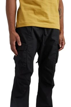 John Elliott Back Sateen Cargo Pants 'Black' -Rooted Store BUY F002N0810A ROOTED NASHVILLE 4