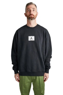Jordan Mens Essentials Crewneck Sweatshirt 'Black'