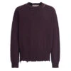 Marni Distressed Sweater 'Dark Raisin' -Rooted Store BUY GCMG0210A0 UFC652 00M74 ROOTED NASHVILLE 1