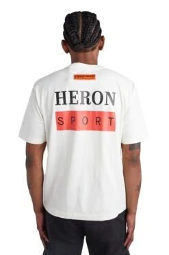 Heron Preston Sport Logo Tee 'White' -Rooted Store BUY HMAA032S23JER0100125 ROOTED NASHVILLE 3