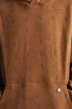 Honor The Gift Raw Edge Hoodie 'Brown' -Rooted Store BUY HTG230452 BROW ROOTED NASHVILLE 4