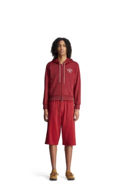 Adidas X Wales Bonner Track Shorts 'Burgundy' -Rooted Store BUY JM8211 ROOTED NASHVILLE 3