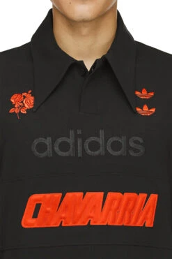 Adidas X Willy Chavarria Polo Shirt 'Black' -Rooted Store BUY JV8848 ROOTED NASHVILLE 3