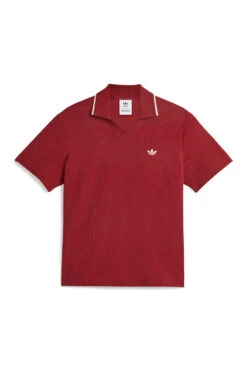 Adidas X Wales Bonner Knit Polo 'Burgundy'