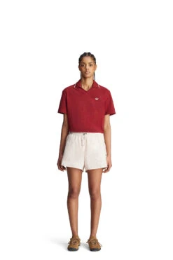 Adidas X Wales Bonner Knit Polo 'Burgundy' -Rooted Store BUY JW1122 ROOTED NASHVILLE 4