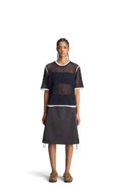 Adidas X Wales Bonner Knit Tee 'Navy' -Rooted Store BUY KA7052 ROOTED NASHVILLE 4