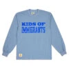 Kids Of Immigrants Call Home LS Tee 'Clear Blue'