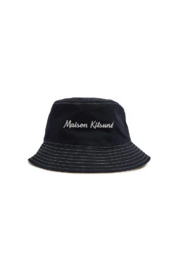 Maison Kitsune Workwear Bucket Hat 'Navy'