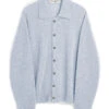 Our Legacy Evening Polo 'Livid Blue Fuzzy Alpaca' -Rooted Store BUY M2253EL ROOTED NASHVILLE 1