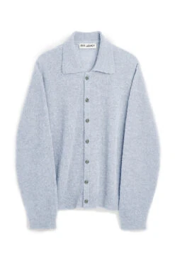 Our Legacy Evening Polo 'Livid Blue Fuzzy Alpaca'