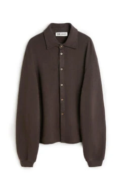 Our Legacy Recovery Shirt 'Deep Brown Fuzzy Fleece'