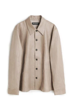 Our Legacy Welding Shirt '70S Grey Velvet Lamb Skin'