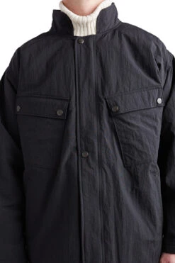 Needles C.P. Nylon Ripstop Jacket 'Black' -Rooted Store BUY NS141 B ROOTED NASHVILLE 4